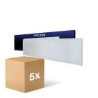 Fordelspakning 5x Noxion LED Panel Ecowhite V4.0 28W 3200lm - 830 Varm Hvit | 120x30cm - UGR 
