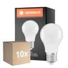 Fordelspakning 10x Ledvance Classic LED E27 Pære matt 4.9W 470lm - 827 ekstra varm hvit | erstatter 40W
