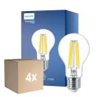 Fordelspakning 4x Philips MASTER Value LED Pære E27 Pære klar 11.2W 1521lm - 927 ekstra varm hvit | beste fargegjengivelse - dimbar - erstatter 100W