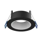 Noxion LED Spot Ares Dyp ring Svart - med Inner Sirkel Hvit | Utskjæring 68mm - incl. GU10 Fitting