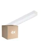 Fordelspakning 4x Philips LED Lyslister CoreLine Hvit 10.8W/17W 1500lm/2400lm - 830-840 CCT | 60cm - Erstatter 2x18W