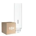 Fordelspakning 10x Philips CorePro PL-T LED Pære HF 18.5W - 830 Varm Hvit | 4-Stift - Erstatter 42W