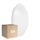 Fordelspakning 5x Ledvance Surface Rund 350 Hvit 18W 1440lm - 840 kald hvit | IP44 - med sensor - erstatter 2x18W