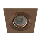 Noxion Innfelt Spot Boxi MR16 Vippbar Tekstur & Skinnende Gull | Utskjæring 80mm - IP20 - Inkl. GU10 Sokkel