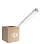 Fordelspakning 12x Philips LED Lyslister Vanntett WT060C 28W 3400lm - 840 Kald Hvit | 150cm