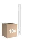 Fordelspakning 10x Philips CorePro PL-L LED Pære EM/Mains 16.5W - 830 Varm Hvit | 4-Stift - Erstatter 36W