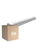 Fordelspakning 9x Noxion LED Lyslister Vanntett Ecowhite V3.0 20W 2600lm - 830-865 CCT | 60cm