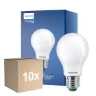 Fordelspakning 10x Philips MASTER LED Pære Ultra Efficient E27 Pære matt 4W 840lm - 830 varm hvit | erstatter 60W