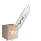 Fordelspakning 10x Osram LED Lysrør T5 (HF) High Efficiency 10W 1350lm - 830 Varm Hvit | 85cm - Erstatter 21W