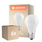 Fordelspakning 6x Osram Classic LED E27 Pære Filament Matt 11W 1521lm - 840 Kald Hvit | Dimbar - Erstatter 100W
