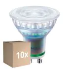 Fordelspakning 10x Philips LED Spot Master GU10 PAR16 2.1W 375lm 36D - 827 Ekstra Varm Hvit | Erstatter 50W