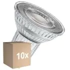 Fordelspakning 10x Ledvance LED Spot GU10 PAR16 6.1W 575lm 60D - 940 Kald Hvit | Beste Fargegjengivelse - Dimbar - Erstatter 80W
