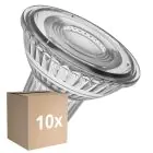 Fordelspakning 10x Ledvance LED Spot GU10 PAR16 7W 750lm 36D - 840 Kald Hvit | Dimbar - Erstatter 100W