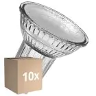 Fordelspakning 10x Ledvance LED Spot GU10 PAR16 8W 750lm 36D - 830 Varm Hvit | Erstatter 100W