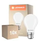 Fordelspakning 10x Ledvance Classic LED B22 Pære Matt 5.9W 806lm - 827 Ekstra Varm Hvit | Erstatter 60W