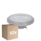 Fordelspakning 50x Noxion LED Spot G53 AR111 7.4W 450lm 24D - 930 Varm Hvit | Beste Fargegjengivelse - Dimbar - Erstatter 50W
