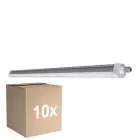 Fordelspakning 10x Ledvance LED Lyslister Vanntett Fuktighetstett Kompakt 31W 3500lm - 830 Varm Hvit | 150cm