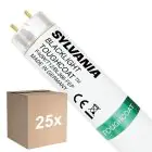 Fordelspakning 25x Sylvania Blacklight BL368 T12 Toughcoat 40W - 368 UV | 120cm