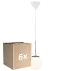 Fordelspakning 6x Nordlux Café Pendel Lampe Glass Hvit | Egnet for E27