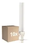 Fordelspakning 10x Philips PL-S 11W - Actinic BL | 2-Stift