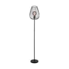 Eglo Gulvlampe Newtown Stål Svart | IP20 - Egnet for 1x E27 