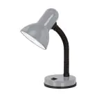 Eglo Bordlampe Basic 1 Stål Sølv | IP20 - Egnet for 1x E27 