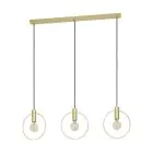 Eglo Pendel Lampe Manizales Stål Gull | IP20 - Egnet for 3x E27 
