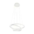 Eglo Pendel Lampe Lobinero-Z Aluminium Stål Hvit 40W 6100lm - 830-865 Innstillbar Hvit | IP20 - Zigbee Dimbar
