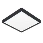Eglo Taklampe Fueva 6 Plast Svart 13W 2100lm - 827-840-865 CCT