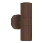 Eglo Veggbelysning Tomelloso Udendørs Aluminium Rusten Up & Down | Egnet for 2x GU10