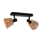 Eglo Taklampe Seagard Stål Svart | IP20 - Egnet for 2x E14 