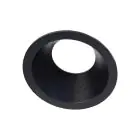 Noxion Innfelt Spot D-round MR16 svart | Utskjæring 70mm - GU10 sokkel