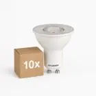 Fordelspakning 10x Sylvania RefLED ES50 LED Spot GU10 PAR16 345lm 36D - 840 Kald Hvit | Erstatter 35W