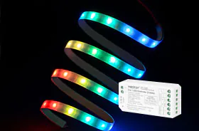LED-stripe med fjernkontroll